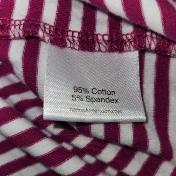Hanna Andersson Girl 3T Purple Striped Pull on Skirtt 2157 - Picture 4 of 5